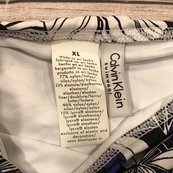 NWT Calvin Klein Floral Bikini Bottoms Size XL - Picture 3 of 8